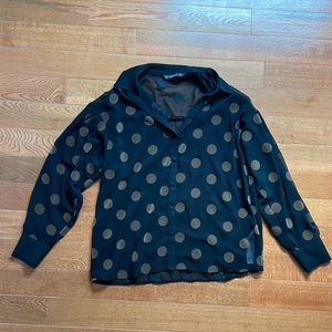 Zara Black Blouse!